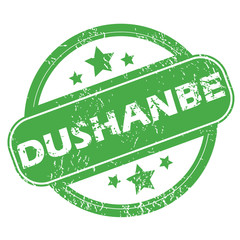 Dushanbe green stamp
