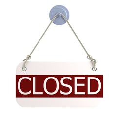 3d render of shop sign