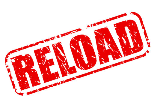 Reload red stamp text