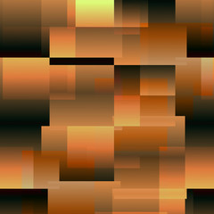 Square abstract orange