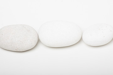 Fototapeta na wymiar natural white pebbles