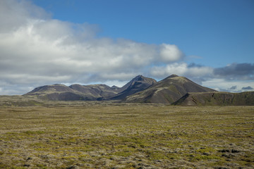 Majestic landscape near Reykjavik in Iceland.
