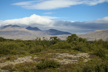 Fototapeta premium Majestic landscape near Reykjavik in Iceland. 