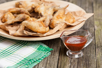 Delicious home made chicken wings