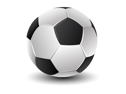 Football (soccer) ball isolated