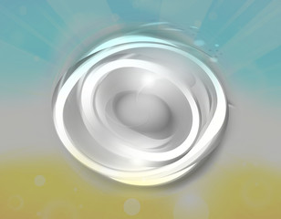 abstract silver at beach