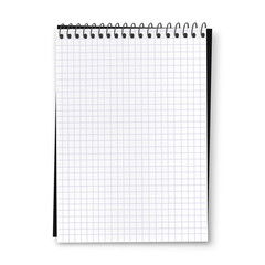 White notebook vector