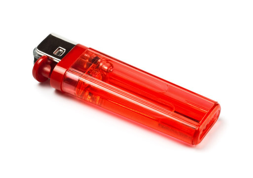 red cigarette lighter