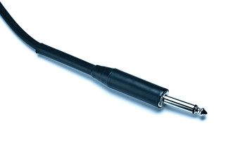 black audio plug