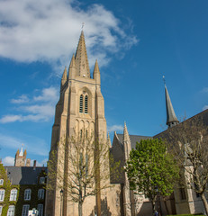 Fototapeta na wymiar Nieuwpoort Kerke (Sint Pieter) België (Belgien)