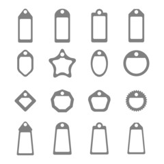 tag icon set