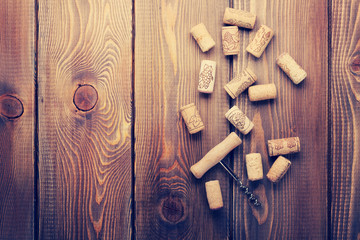 Wine corks and corkscrew