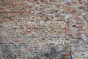 Hintergrund –Ziegelsteinmauer Backsteinmauer