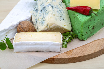 Assortment cheese