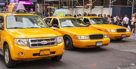 Fototapeta na wymiar Taxi di New York