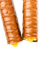 two chocolate sticks