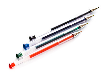 set of gel pens