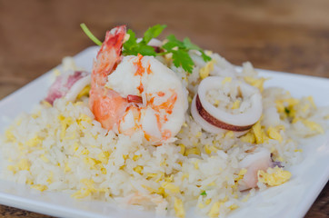 seafood fried rice