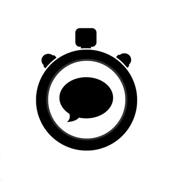 Bulle de dialogue dans un chronom&egrave;tre