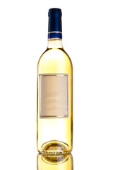 bottle of white wine 
