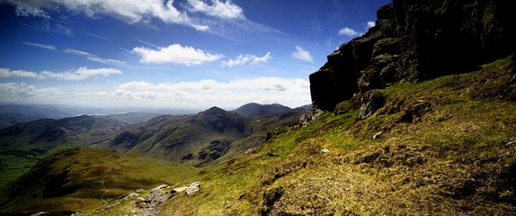 Coniston Fells from the Band