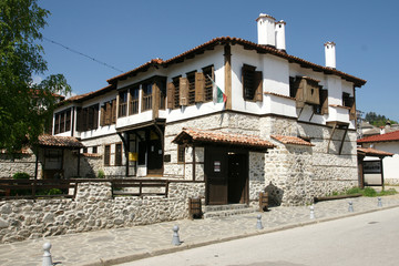 Fototapeta na wymiar houses of Zlatograd 17