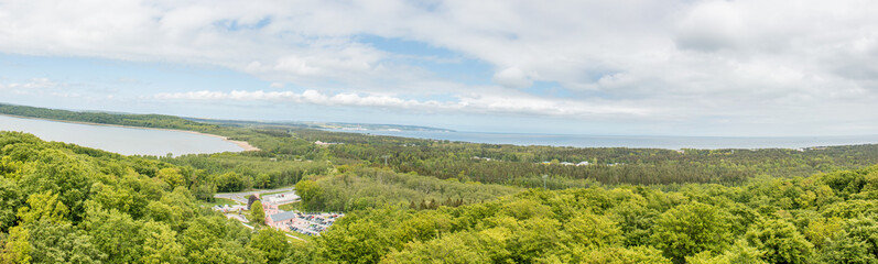 Obraz premium Rügen Panorama Ostsee und Kleiner Jasmunder Bodden