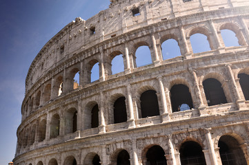 Fototapeta na wymiar Great Colosseum (coliseum), Rome, Italy