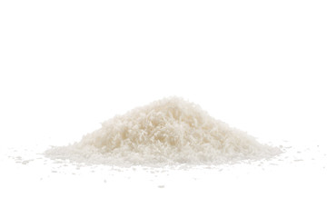 Fototapeta na wymiar Coconut Flakes on white background