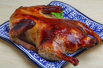 Roasted duck