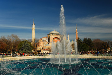 Fototapeta na wymiar Hagia Sophia mosque