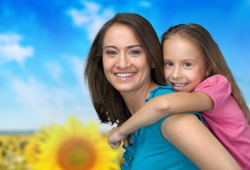 Child, Mother, Family.