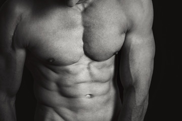 Naklejka premium Perfect abs