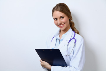 Medical doctor, isolated over white background