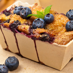 Blueberry Mini Cakes. Selective focus.
