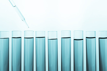 science laboratory test tubes