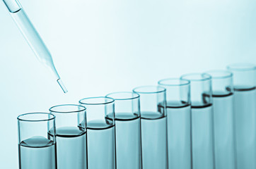 science laboratory test tubes