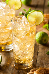 Refreshing Golden Ginger Beer