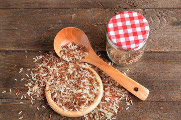 Variety 'red rice and white