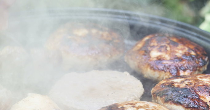 Roast the minced meat 4k