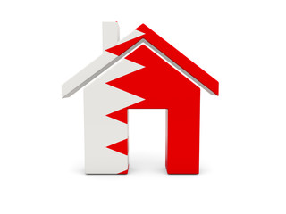 Home with flag of bahrain