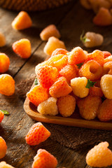 Raw Organic Orange Sunshine Raspberries