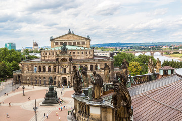 Naklejka premium Semper Opera House in Dresden