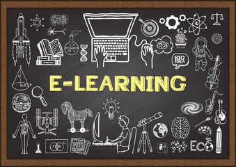 education and e learning concept design
