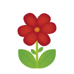 Naklejka premium Flower