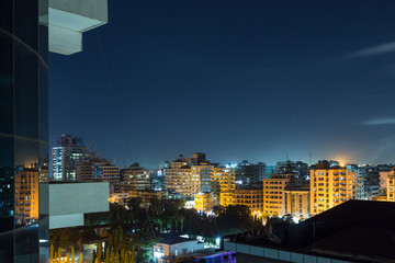 Downtowm Dar Es Salaam at Night