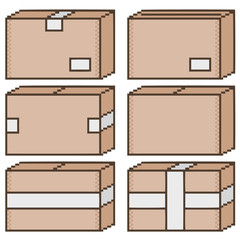 Pixel art box for design