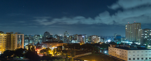 Downtowm Dar Es Salaam at Night