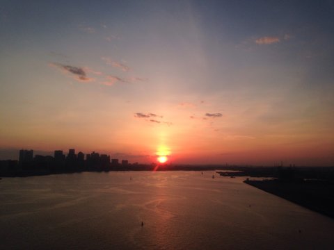 Sunset in Boston