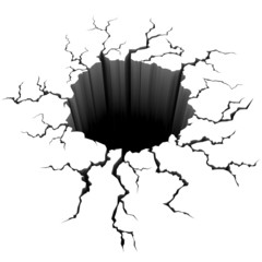 Earth Crack Hole